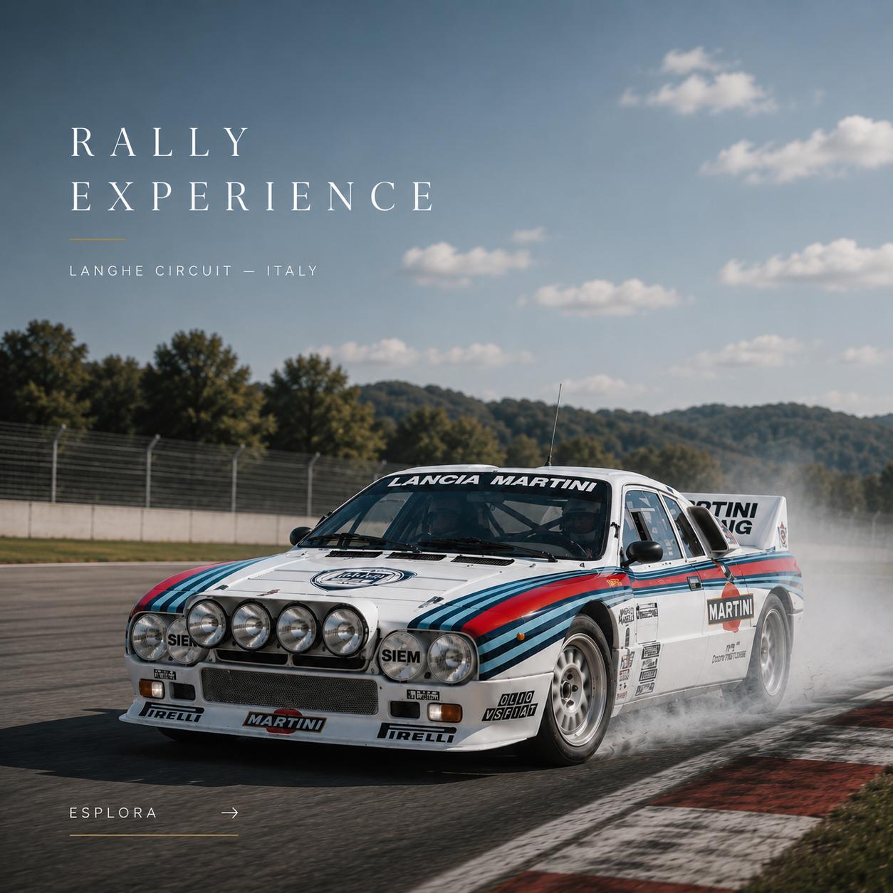 Pacchetto Rally Experience: dedicato alle Auto Storiche Ex-Rally
